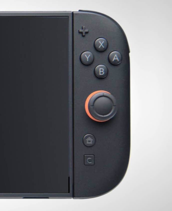 Switch 2’s right-hand side, including the C button.