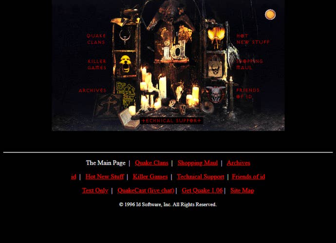 The iD website front page from the 1990s