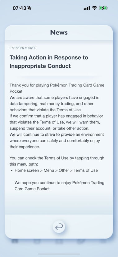 Pokmon Trading Card Game Pocket is onto you, cheaters and profiteers | Eurogamer.net Pokmon Trading Card Game Pocket is onto you, cheaters and profiteers | Eurogamer.net