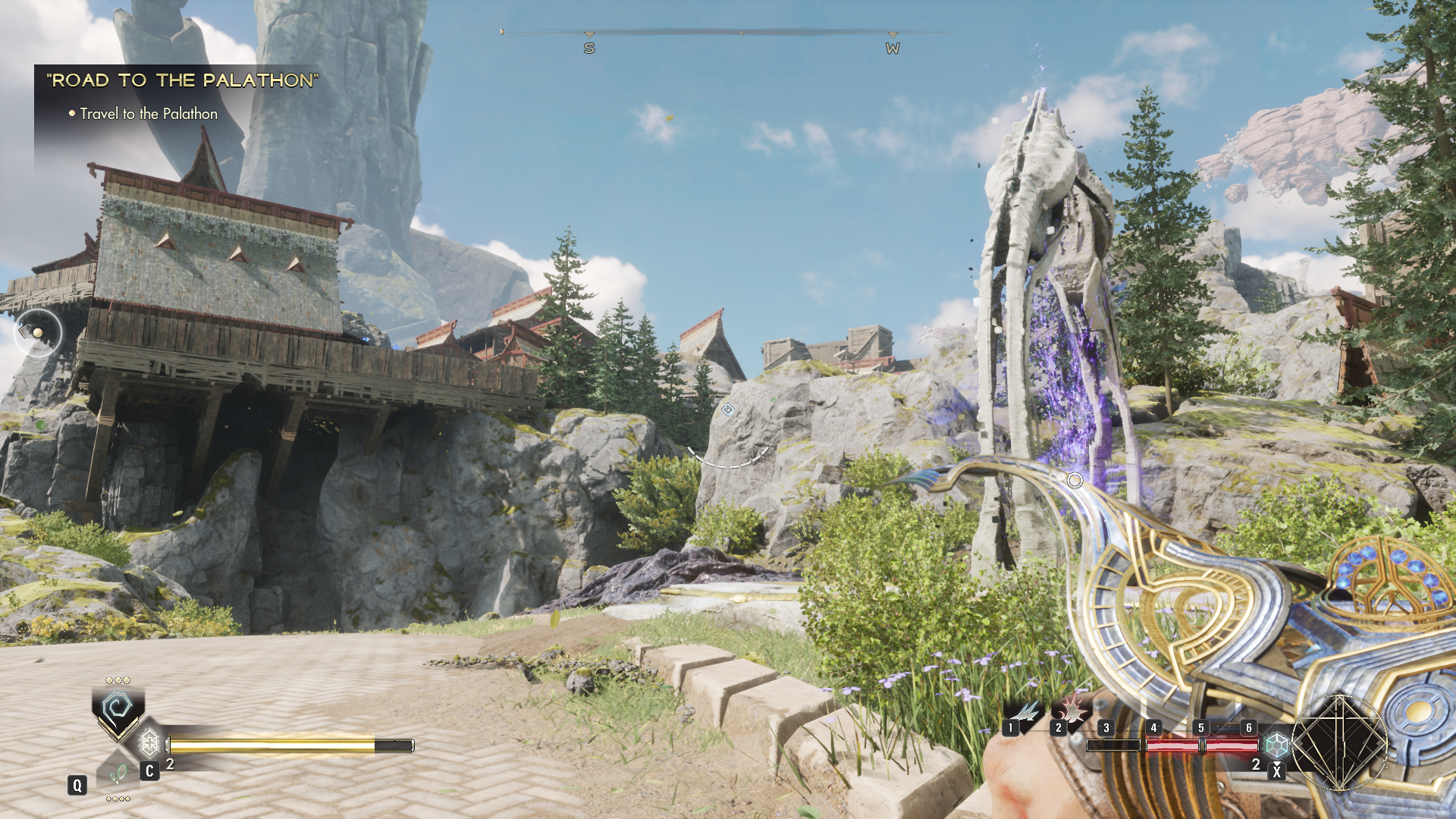 Immortals of Aveum on High graphics settings.