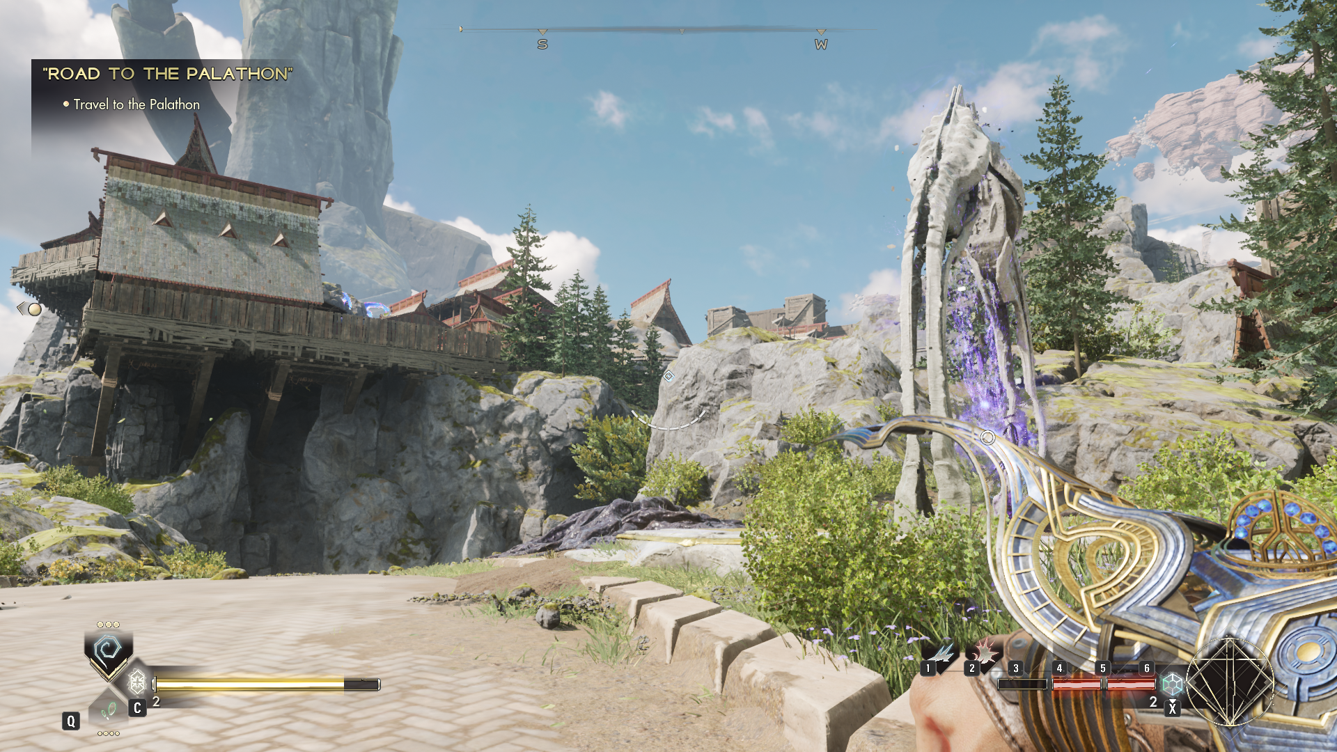 Immortals of Aveum on Low graphics settings.