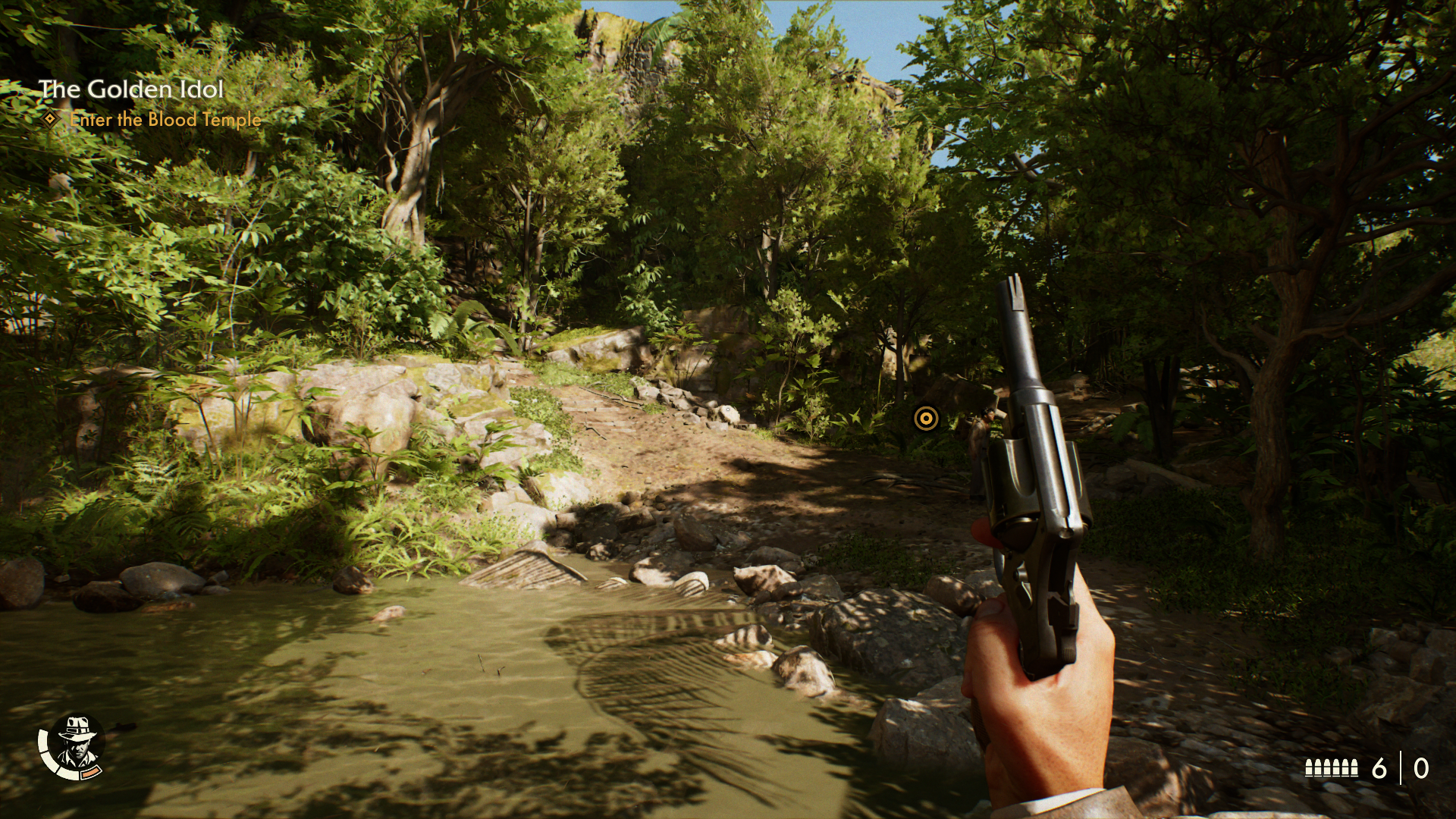 Indiana Jones and the Great Circle running on High quality.