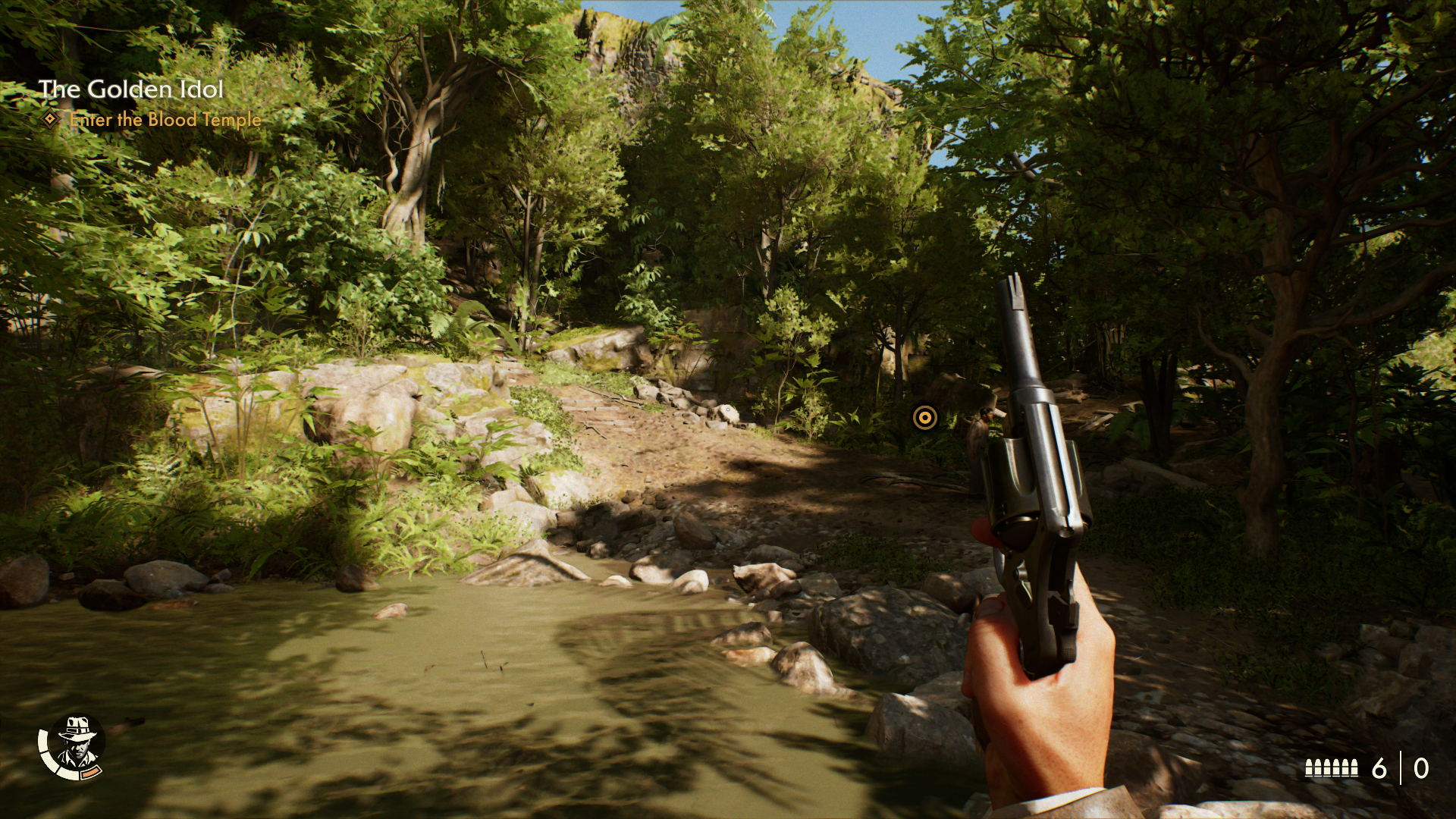 Indiana Jones and the Great Circle running on Low quality.