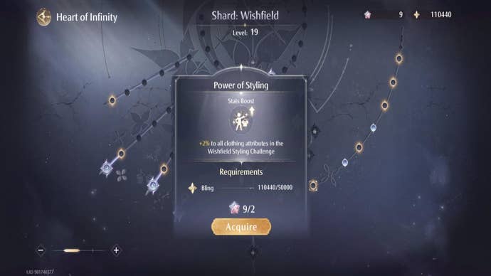 The Infinity Heart was shown, where Infinity Nikki players can unlock new drafts and stat boosts