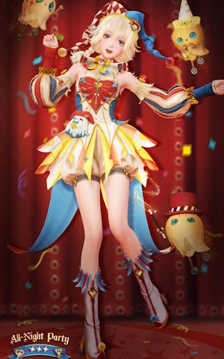 All-Night Party outfit in Infinity Nikki.