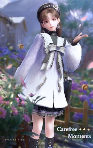 Carefree Moments outfit in Infinity Nikki.