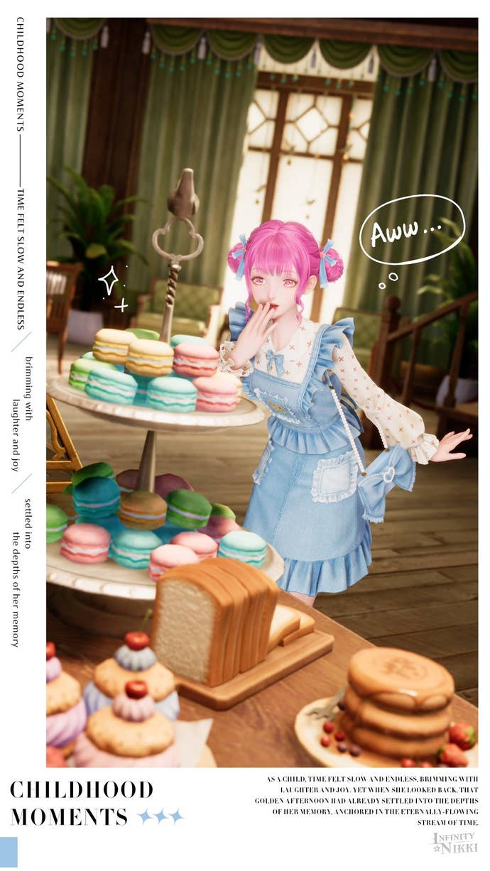 Infinity Nikki Childhood Moments outfit.