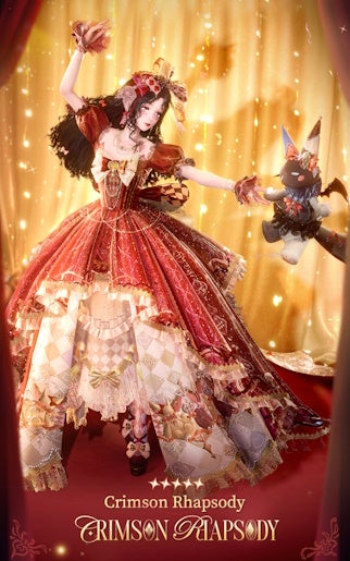 Crimson Rhapsody outfit in Infinity Nikki.