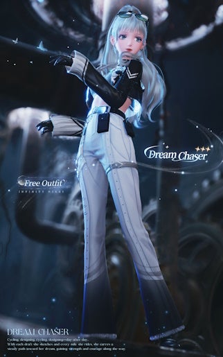 Dream Chaser outfit in Infinity Nikki.