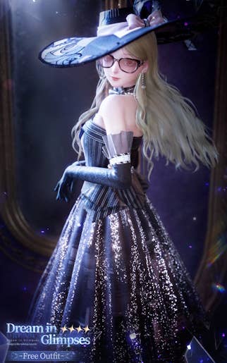 Dream in Glimpses outfit in Infinity Nikki.