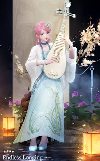 Endless Longing outfit in Infinity Nikki.