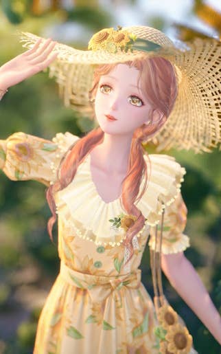 Golden Hour outfit in Infinity Nikki.