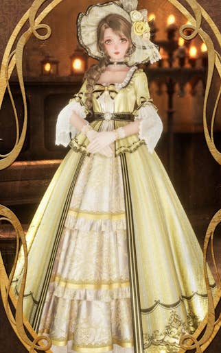 The Graceful Elegance outfit in Infinity Nikki.