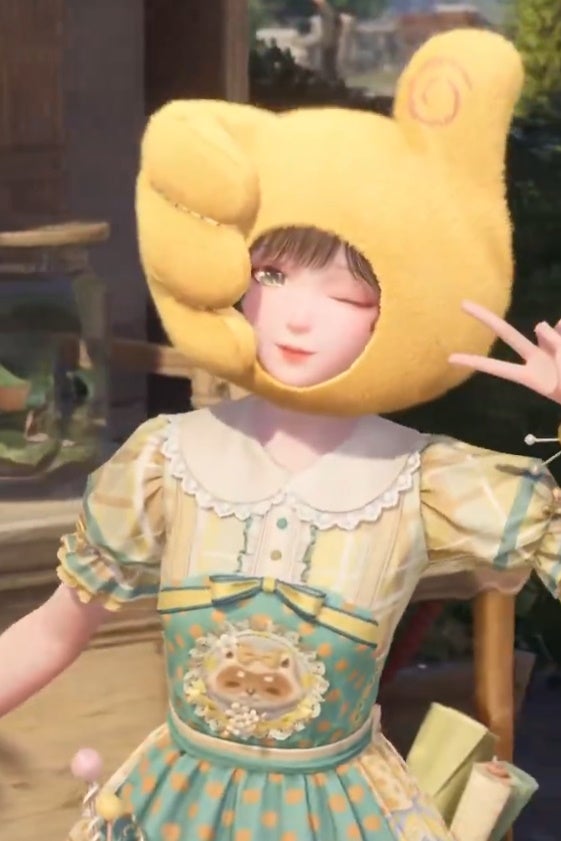 Infinity Nikki Mighty Likes headgear.