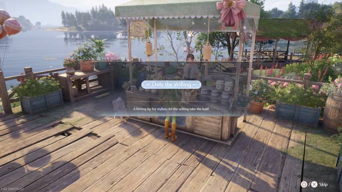 Getting the Only the Willing title as a reward in Infinity Nikki.