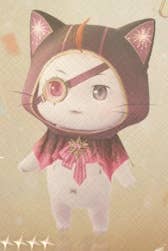 Momo in the Fireworks cloak in Infinity Nikki.