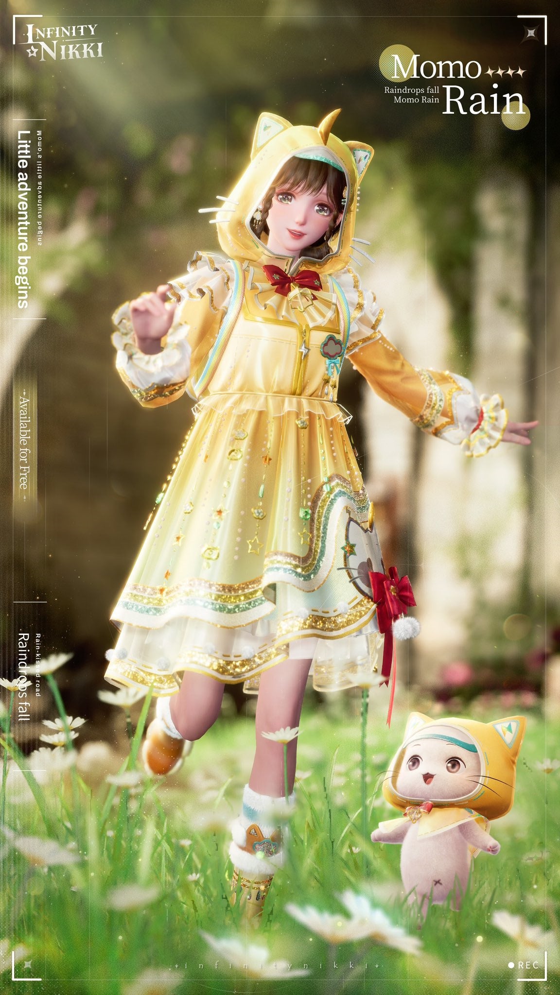 Infinity Nikki Momo Rain outfit.