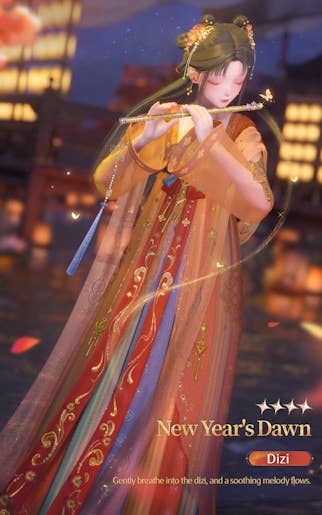 New Year’s Dawn outfit in Infinity Nikki.