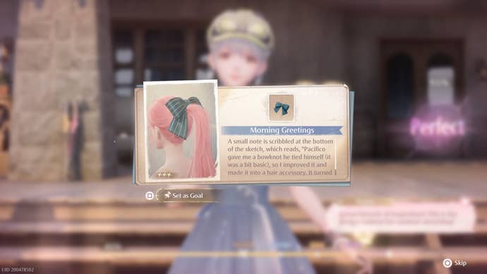 The Morning Greetings outfit piece in Infinity Nikki.