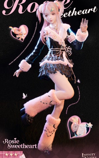 Rosie Sweetheart outfit in Infinity Nikki.