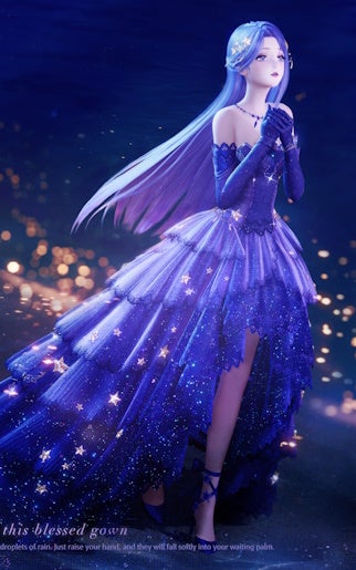 The Sea of Stars outfit in Infinity Nikki.