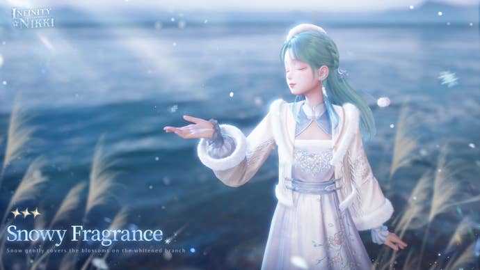 Snowy Fragrance outfit in Infinity Nikki.