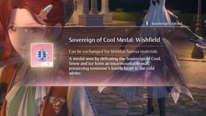 Description of the Sovereign of Cool Medal: Wishfield item in Infinity Nikki.