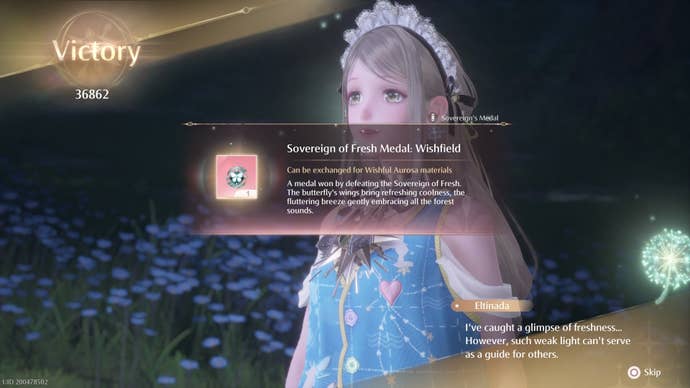 Sovereign of Fresh Medal description in Infinity Nikki.
