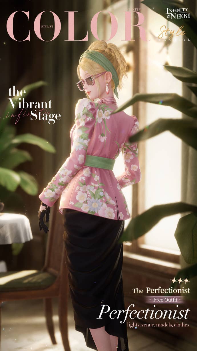 The Perfectionist outfit in Infinity Nikki.