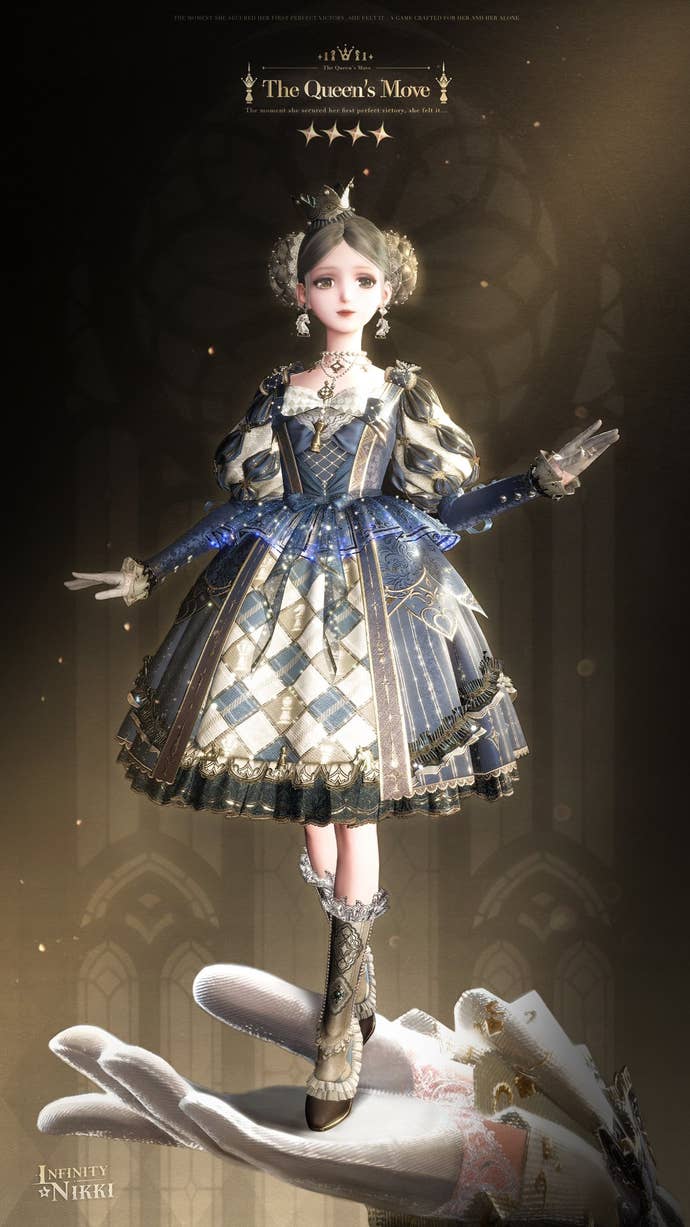 Infinity Nikki The Queen’s Move outfit.
