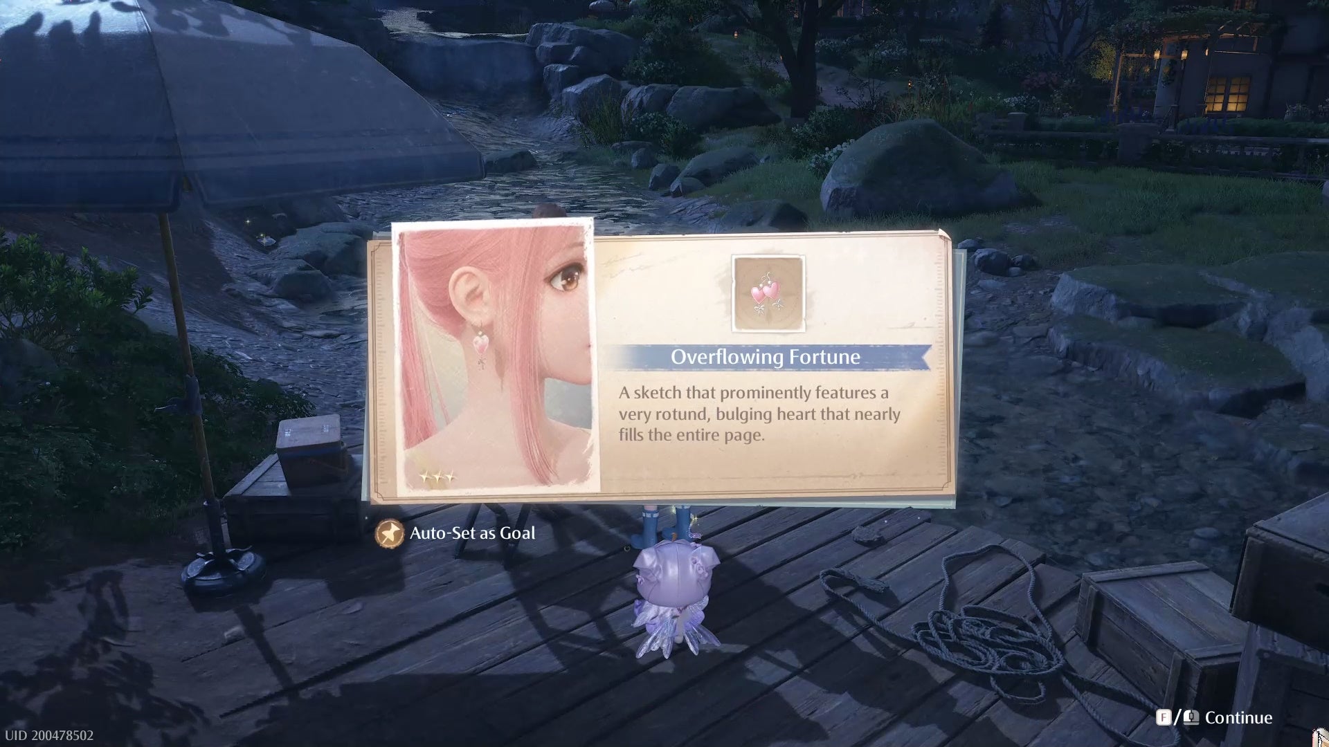 The Overflowing Fortune earrings in Infinity Nikki.