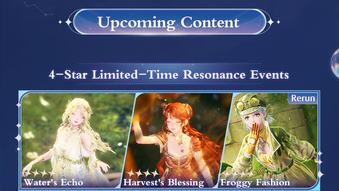 The 1.5 four star banner outfits in Infinity Nikki.