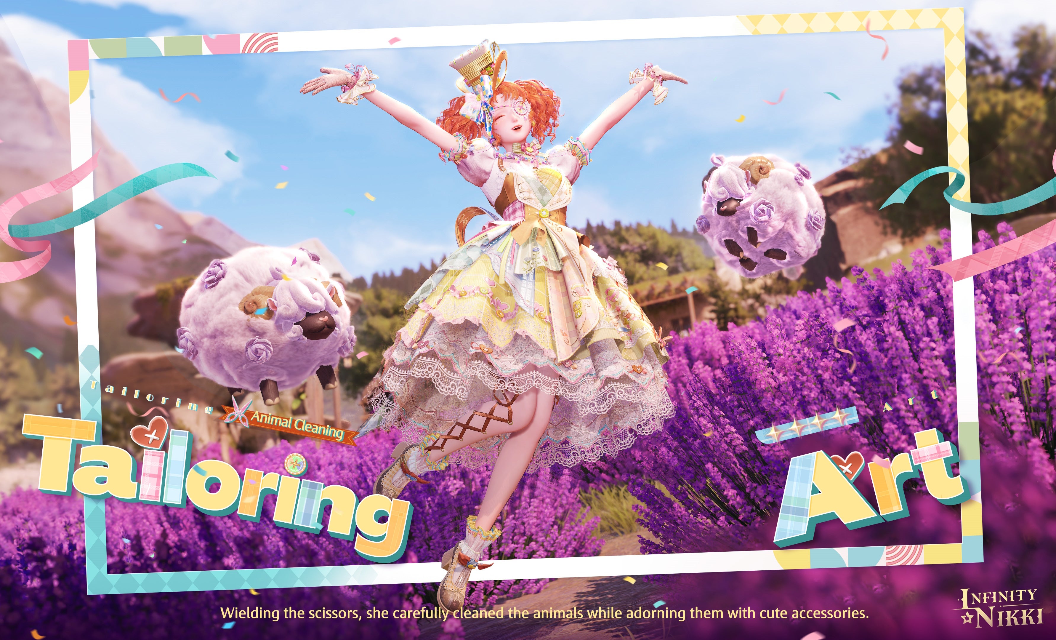 Art of Tailoring outfit in Infinity Nikki.