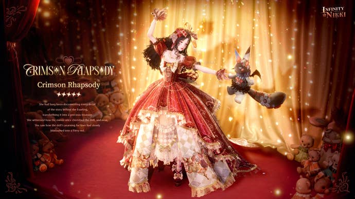 Crimson Rhapsody outfit in Infinity Nikki.