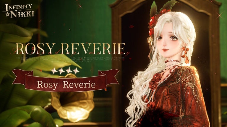 The Rosy Reverie outfit in Infinity Nikki.