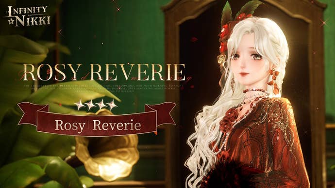 The Rosy Reverie outfit in Infinity Nikki.