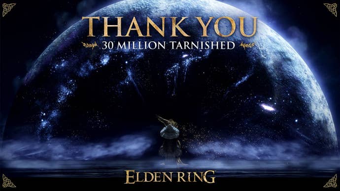 Infographic celebrating 30m sales of Elden Ring