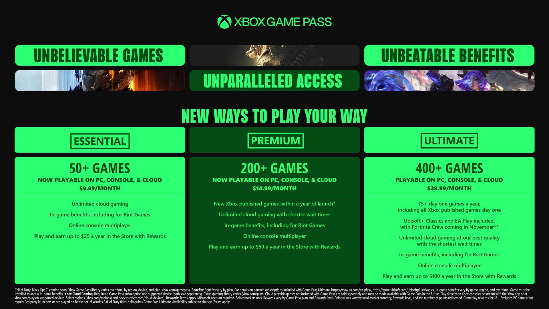 Microsoft hikes price of Xbox Game Pass by 50% "to offer more flexibility, choice, and value to all players"