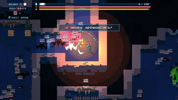 Into the Restless Ruins screenshot showing a character exploring a dungeon