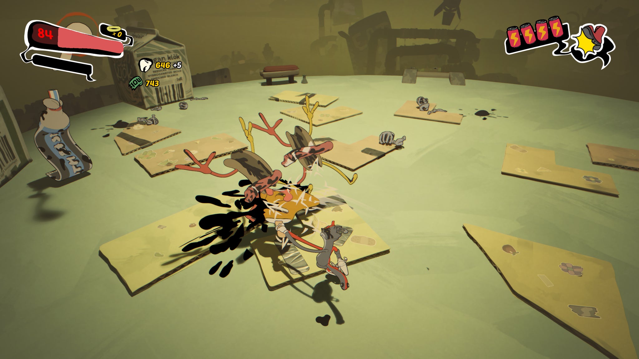 Fighting violent hot dogs and toothpaste tubes in Into the Unwell. - 3