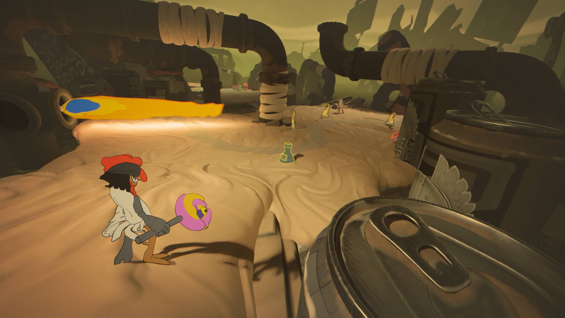 Looking out over the wasteland in Into the Unwell.