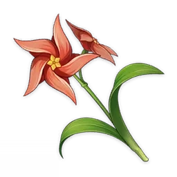 Menu view of the Windwheel Aster material in Genshin Impact.