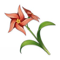 Menu view of the Windwheel Aster material in Genshin Impact.