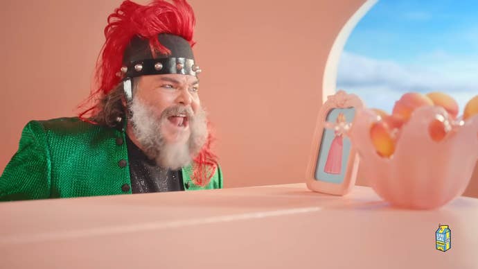 Jack Black’s Peaches music video for the Super Mario Bros. Movie.