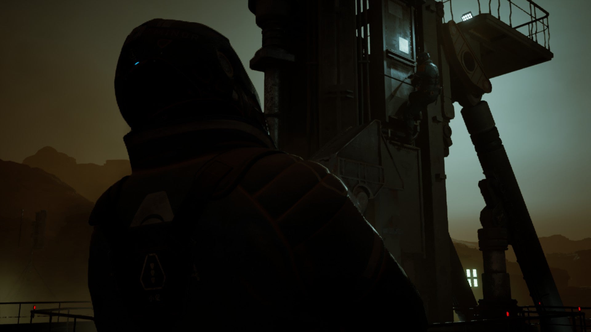 Jack looks up at Jessica, who is fixing the side of a giant drill.