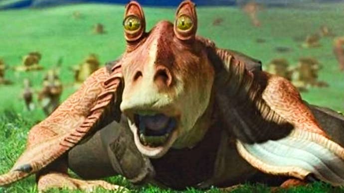 Jar Jar Binks in the Star Wars Prequel trilogy
