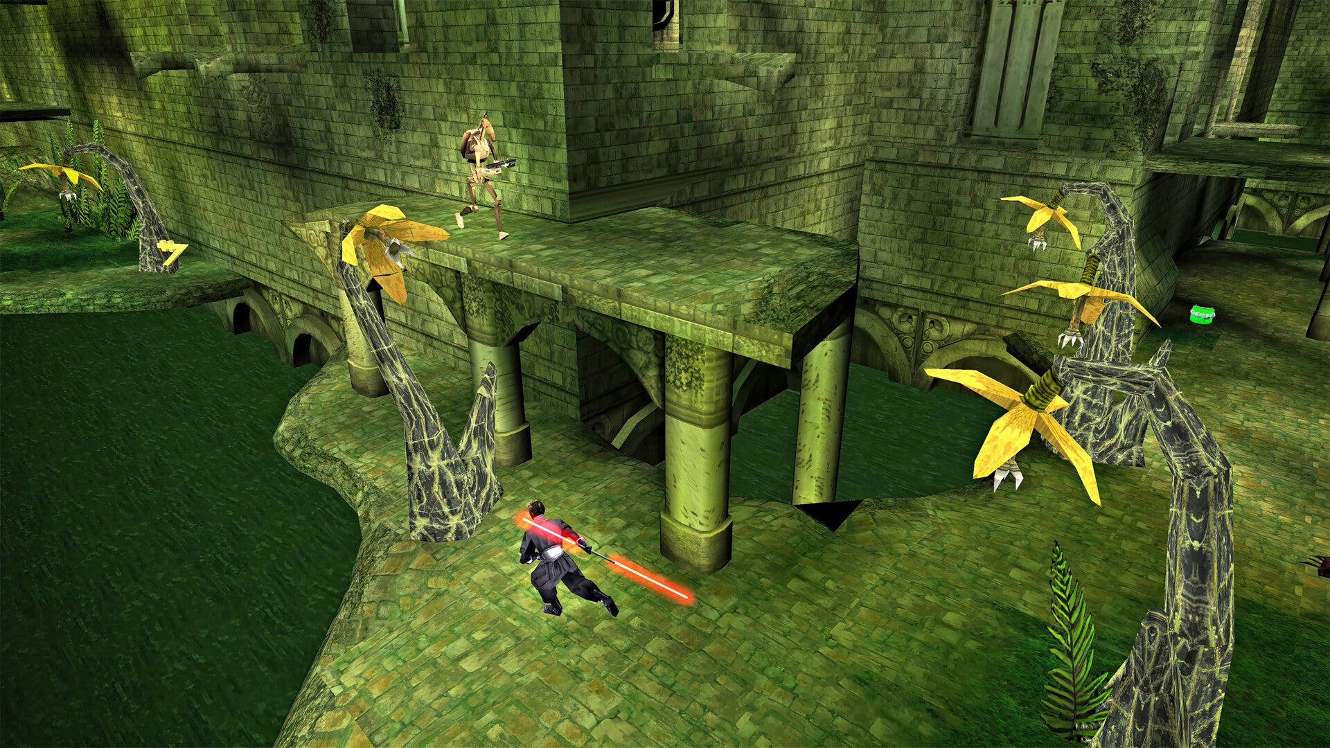 Darth Maul in Naboo Ruins level - Star Wars: Jedi Power Battles - 5