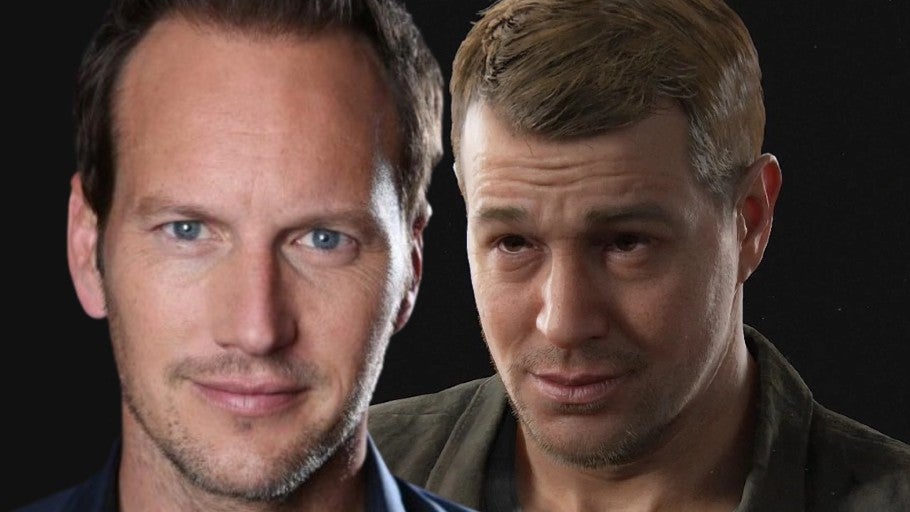 Jerry Anderson in The Last of Us Part 2 with an image of Patrick Wilson overlaid on top