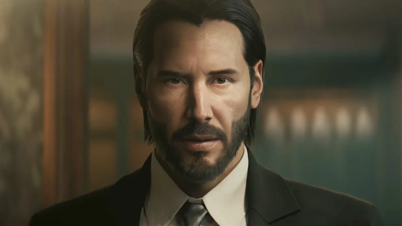 Cena de ação inspirada em John Wick