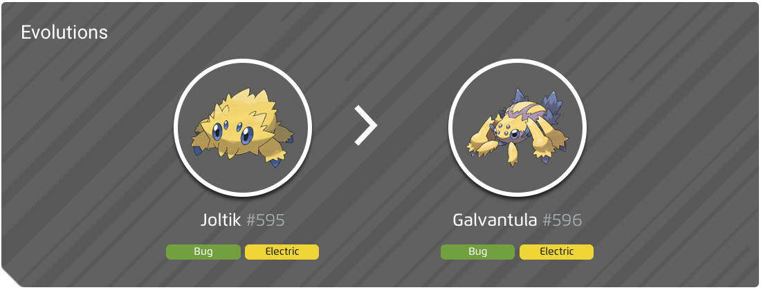 Joltik evolution line